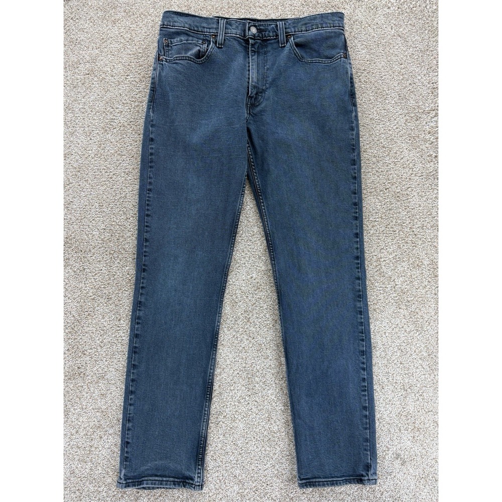 Levi's 511 Slim Jeans Advanced Stretch Mens 34x32 Medium Wash Garment Dyed Blue